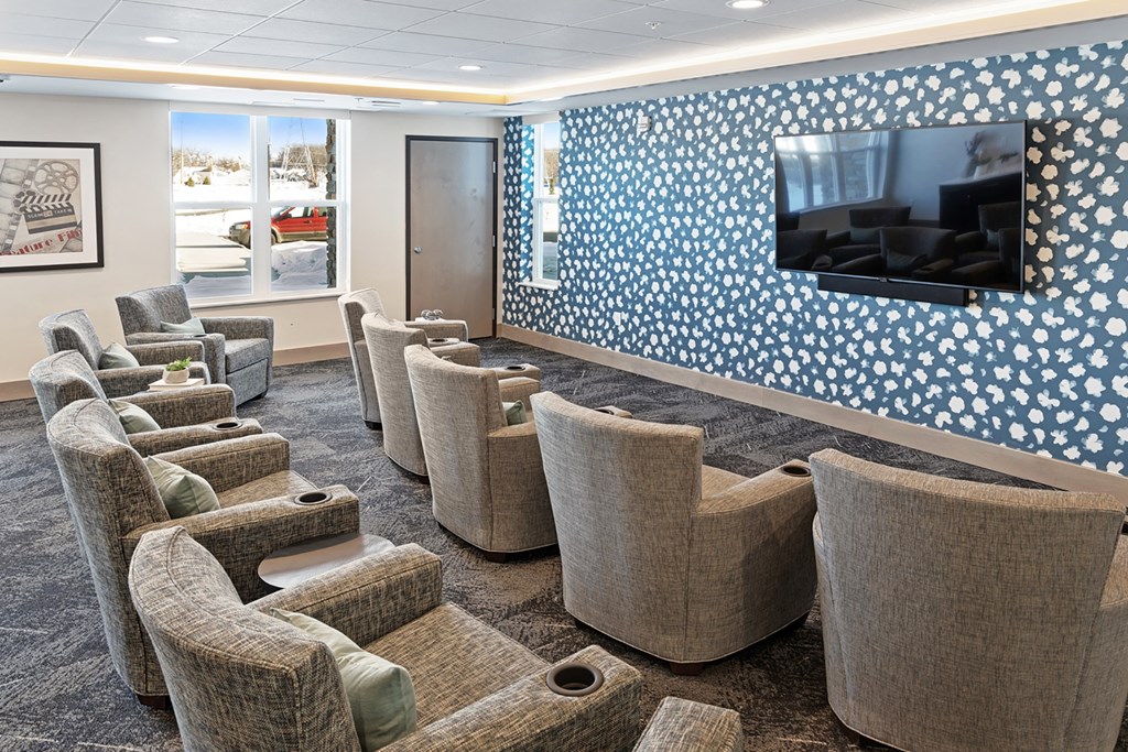 Theatre Room at The Bluffs at Liberty Glen, St. Cloud, MN 56304