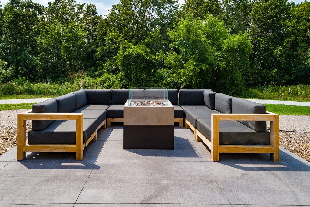 Fire-Pit at The Bluffs at Liberty Glen, St. Cloud, Minnesota