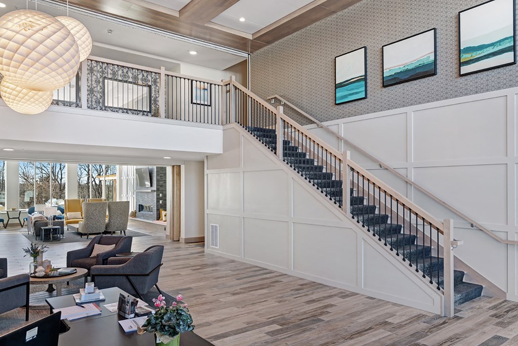 Lobby at The Bluffs at Liberty Glen, St. Cloud, 56304