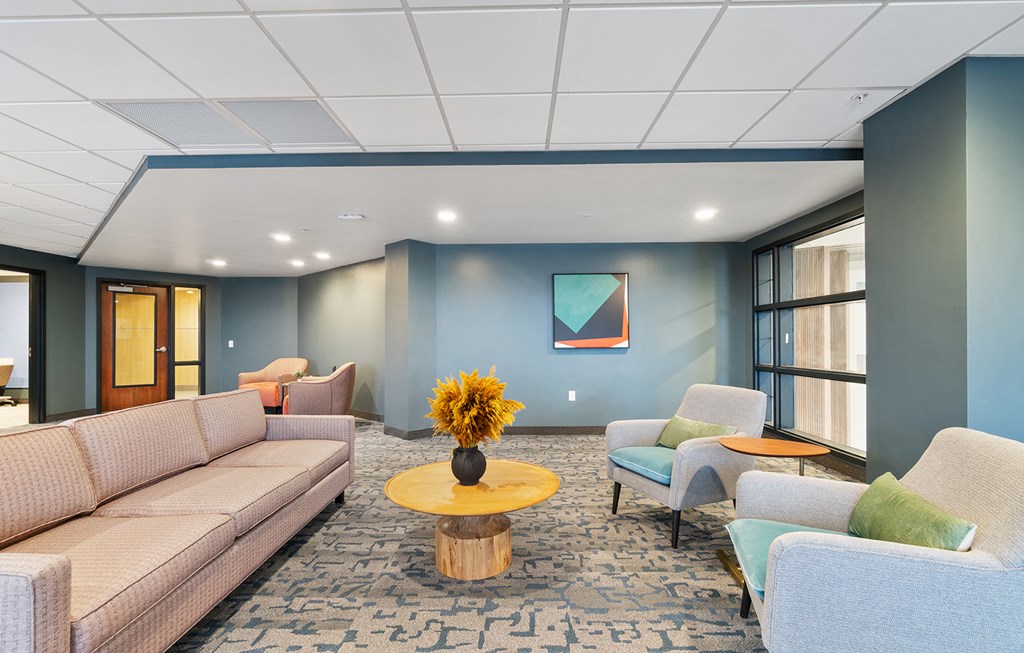 Social Lounge at The Bluffs at Nine Mile Creek, Eden Prairie