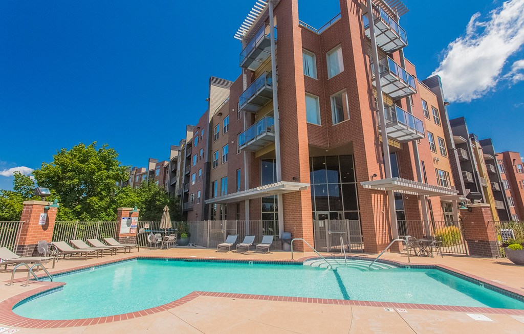 Pool View at The Bluffs at Nine Mile Creek, Eden Prairie, Minnesota