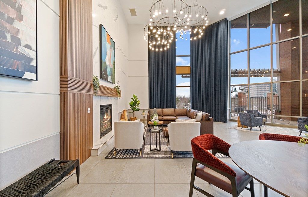 Community Room at The Bluffs at Nine Mile Creek, Minnesota