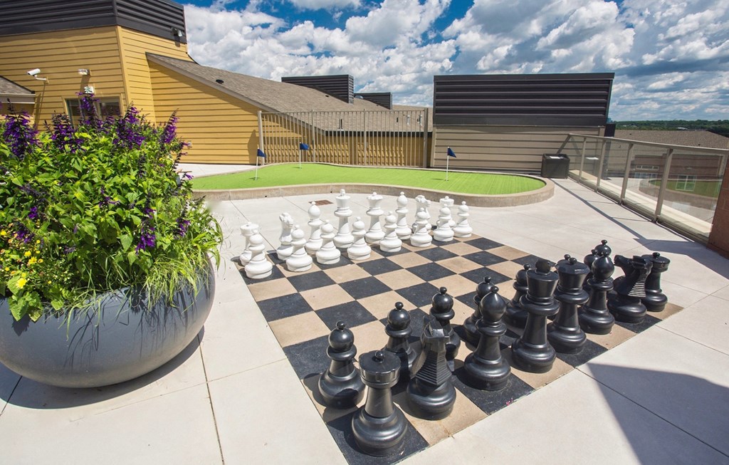 Chess Board at The Bluffs at Nine Mile Creek, Eden Prairie, Minnesota