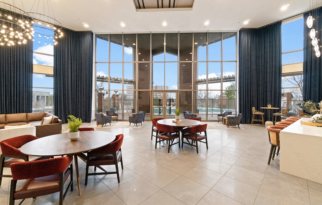 Clubroom at The Bluffs at Nine Mile Creek, Eden Prairie, MN