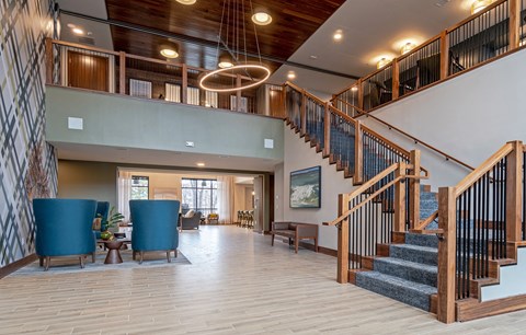 Dominium_Bren Road Station_Common Area at Bren Road Station 55+ Apartments, Minnetonka, MN