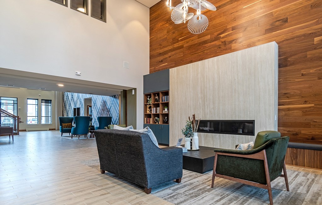 Community Room at Bren Road Station 55+ Apartments, Minnetonka, Minnesota