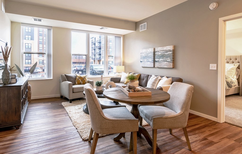 Living Room space at Bren Road Station 55+ Apartments, Minnesota, 55343