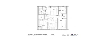 2 Bedroom Floor Plan