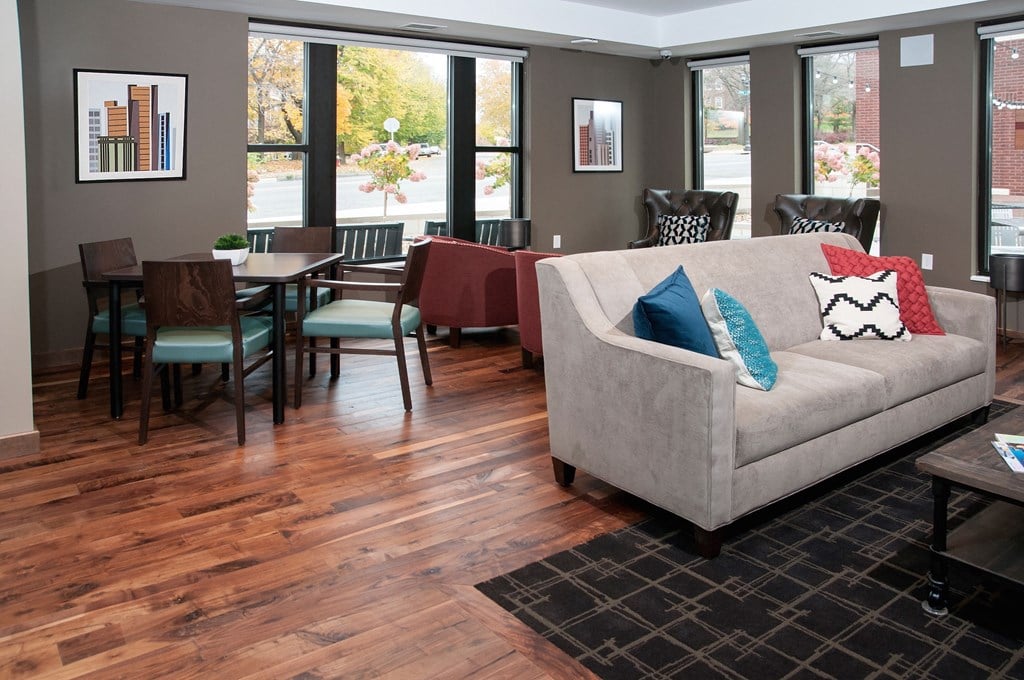 Community Clubroom at The Cambric Senior Apartments, St. Paul, MN