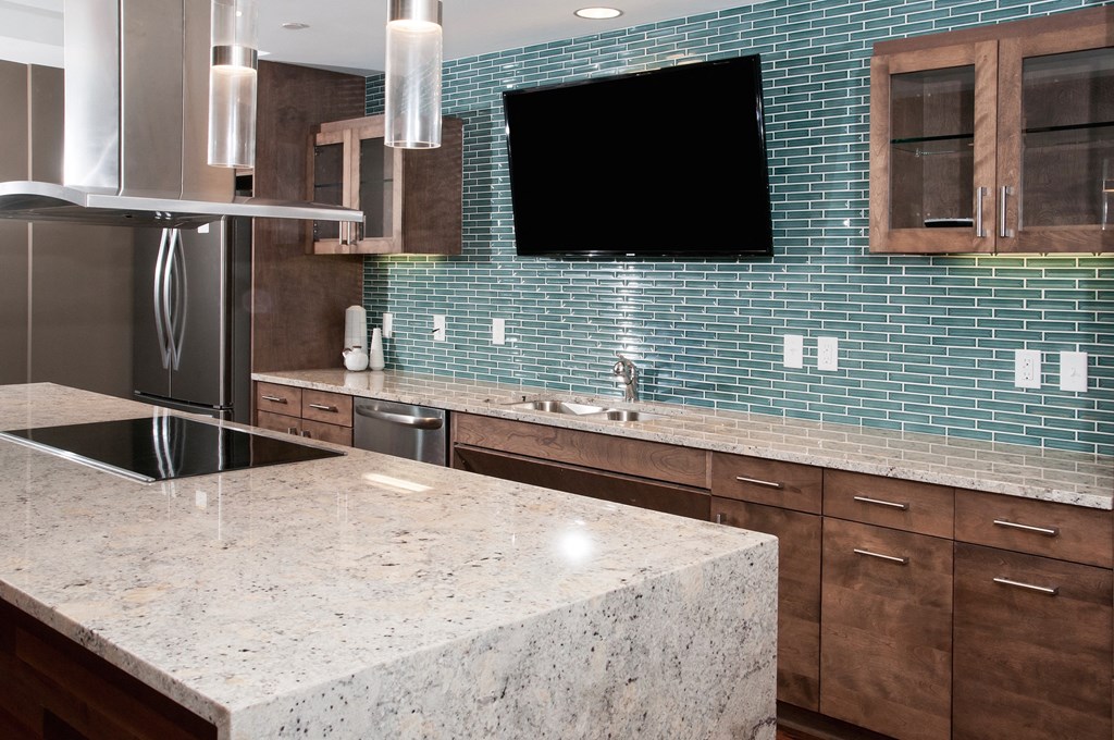 Community Kitchen at The Cambric Senior Apartments, St. Paul Minnesota