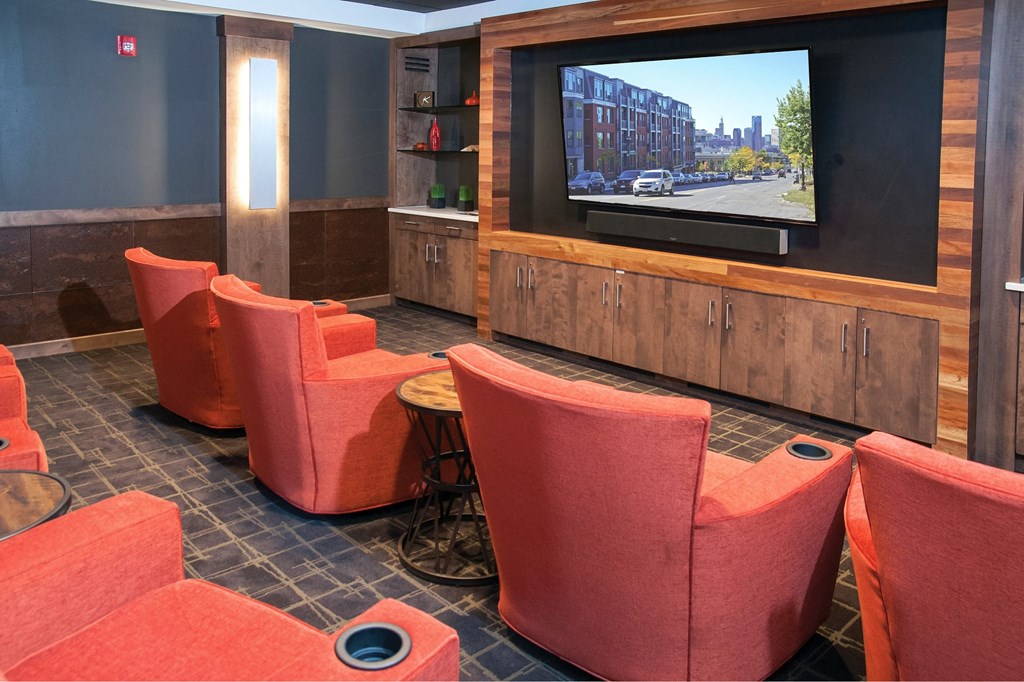 Theater at The Cambric Senior Apartments, St. Paul, MN 55106