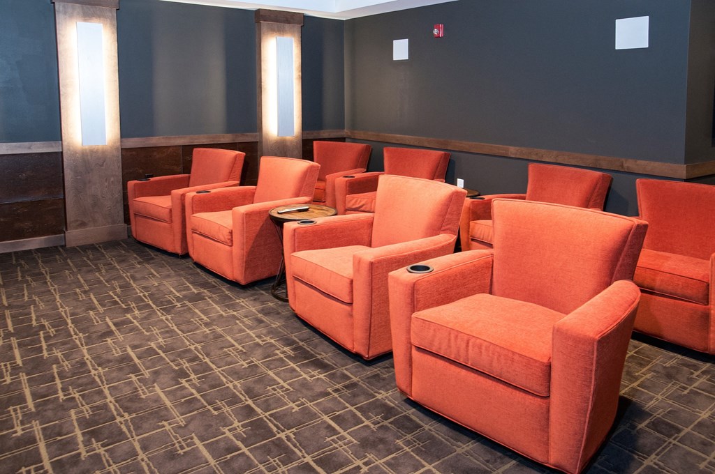 Theater Room at The Cambric Senior Apartments, St. Paul, MN