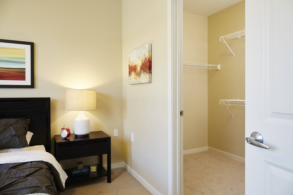 Bedroom Closet at The Cambric Senior Apartments, St. Paul, MN 55106