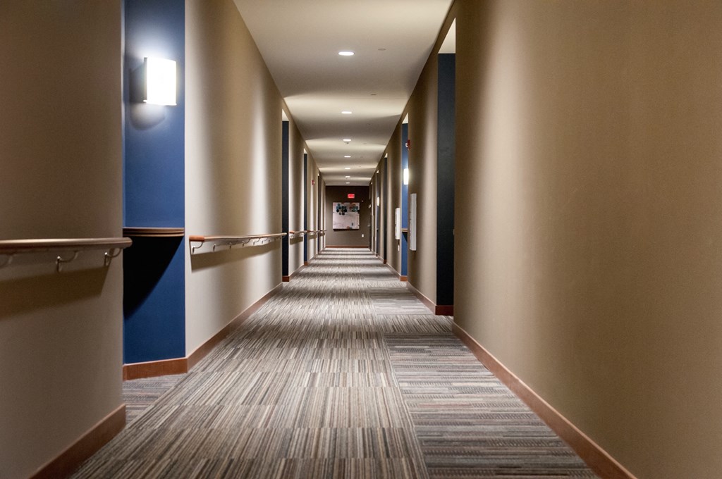 Hallway at The Cambric Senior Apartments, St. Paul, 55106