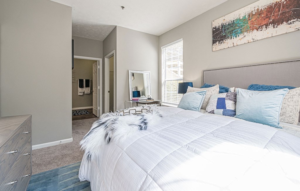 Apartment Master Bedroom at Canterbury Ridge, Canton, GA