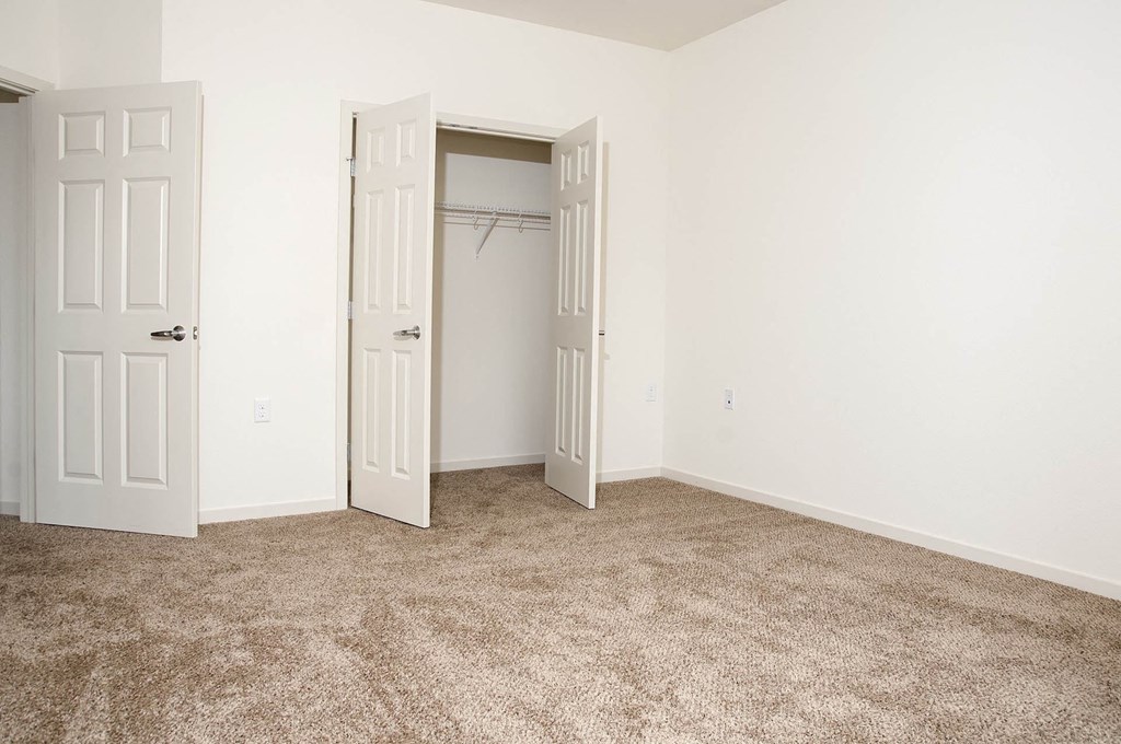 Carpeted Bedroom Carpeted Bedroom at The Cavanagh 55+ Apartments, Crystal