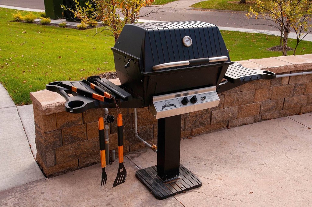 Grill Stations Grill Stations at The Cavanagh 55+ Apartments, Crystal