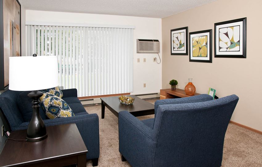 Cedar Ridge_Model Apartment Living Room - Photo Gallery