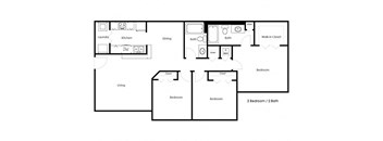 3 Bedroom Floor Plan