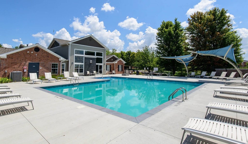 Pool With Sundecks at The Bluffs at Cherry Hills, Omaha, 68122