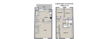 3 Bedroom Floor Plan