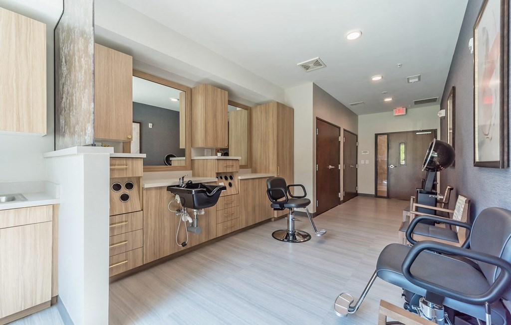 Beauty Salon at Covington Crossings 55+ Senior Living, Covington