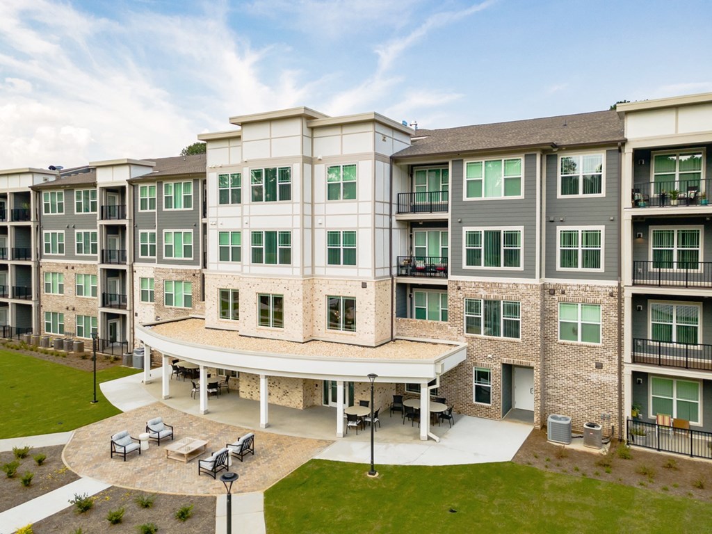 Patio at Covington Crossings 55+ Senior Living, Georgia