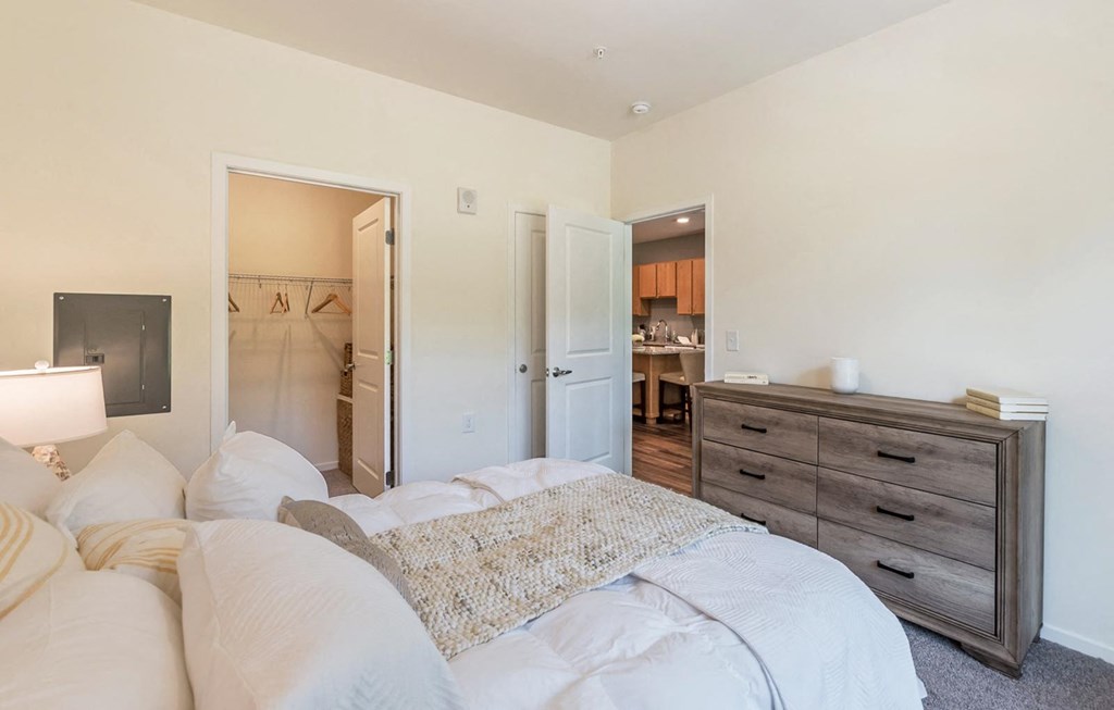 Bedroom area at Covington Crossings 55+ Senior Living, Georgia
