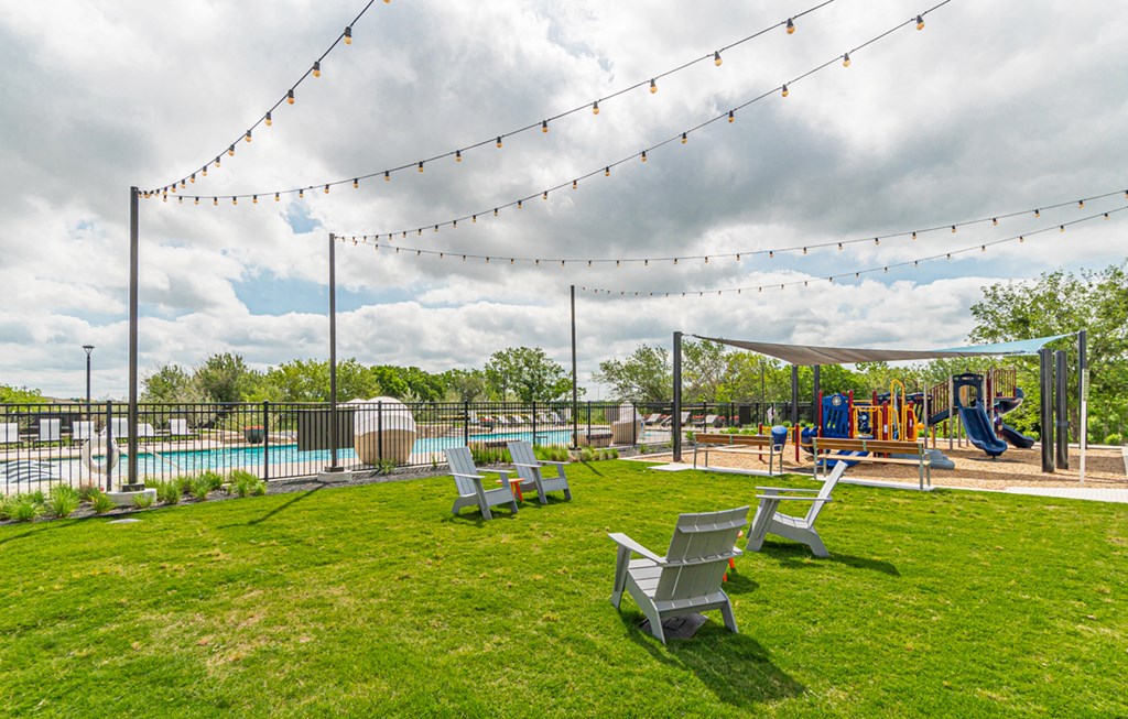 Dominium-Crossroad Commons-Courtyard at Crossroad Commons, Manor, TX 78653