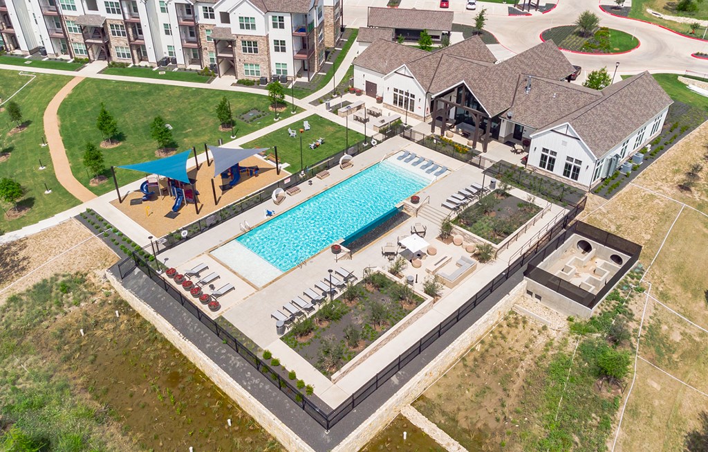 Dominium-Crossroad Commons-Aerial at Crossroad Commons, Manor, 78653