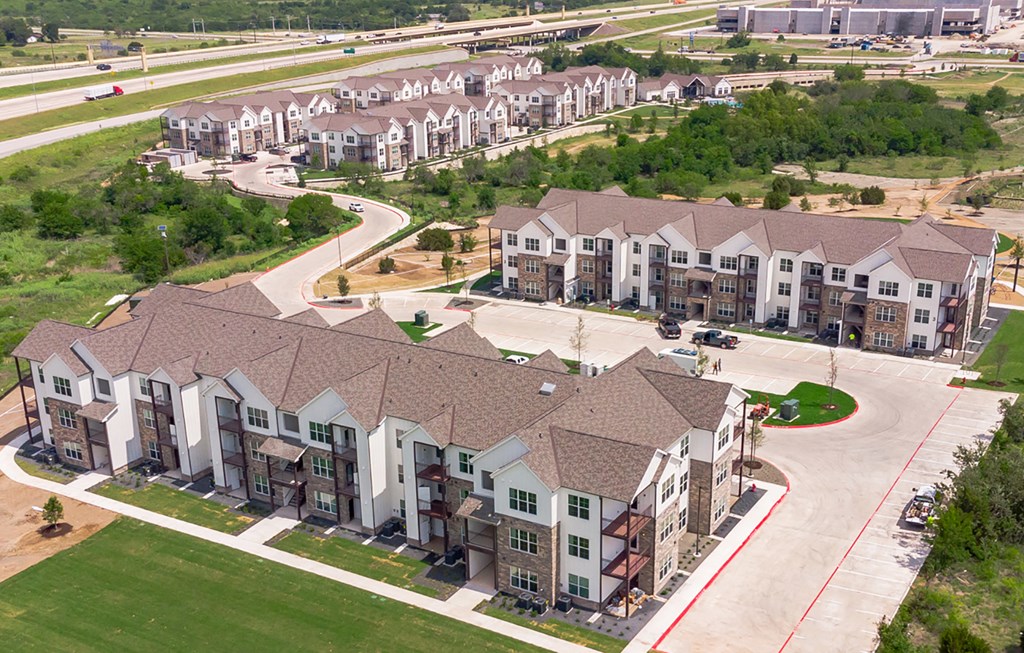 Dominium-Crossroad Commons-Aerial at Crossroad Commons, Manor, TX 78653
