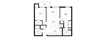 Grand Central Flats_2 Bedroom Floor Plan