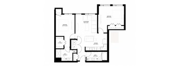 Grand Central Flats_2 Bedroom Floor Plan