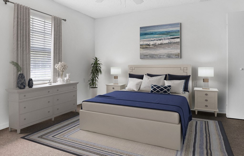Dominium-Groves of Delray-Virtually Staged Bedroom
