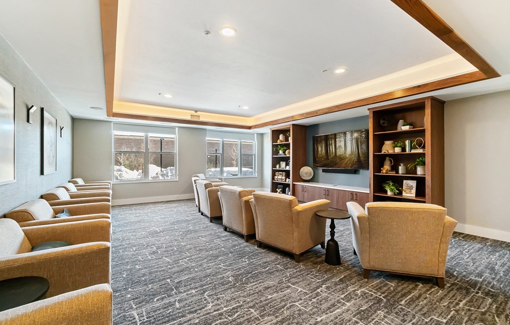 Movie Theatre at Harbor at Twin Lakes 55+ Apartments, Minnesota