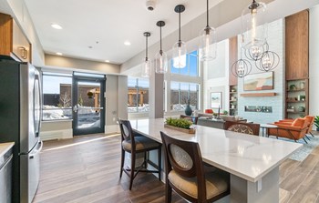 Community Kitchen at Harbor at Twin Lakes 55+ Apartments, Roseville, Minnesota - Photo Gallery 9