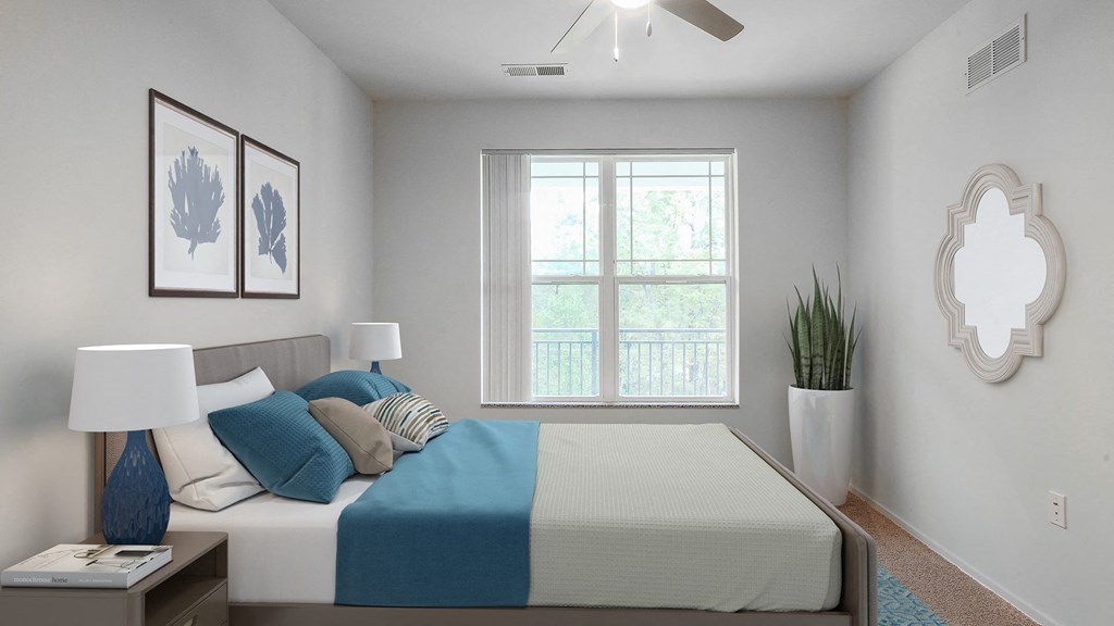 Bedroom at Haven at Congaree Pointe 55+ Apartments, Columbia, 29209