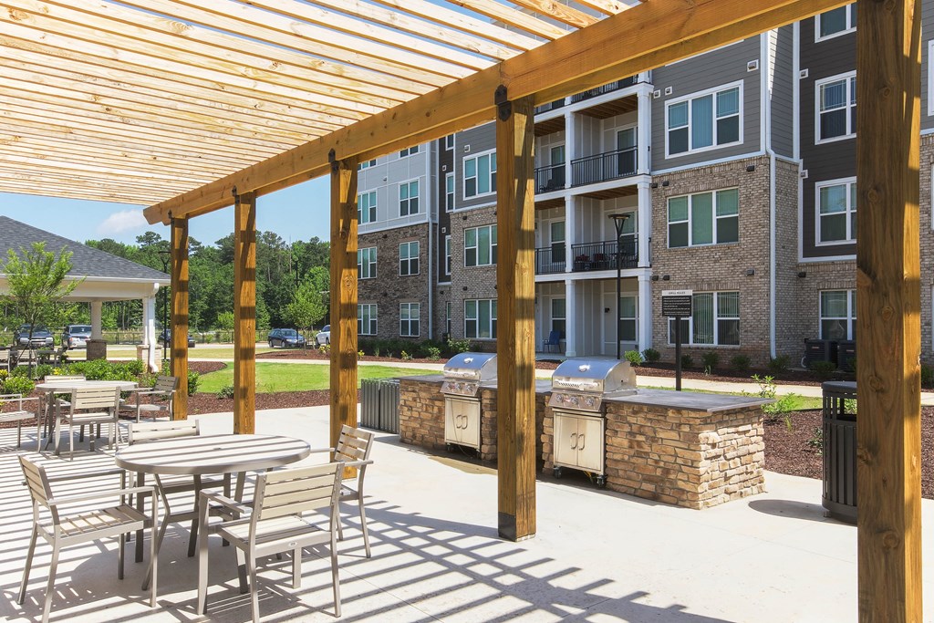 Outdoor Grills at Haven at Congaree Pointe 55+ Apartments, South Carolina, 29209