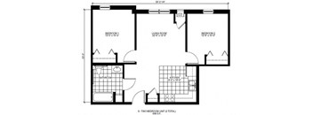 Heritage Landing_2 Bedroom Floor Plan