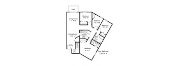 Jefferson Square_4 Bedroom Floor Plan