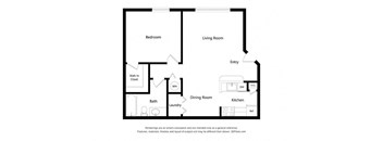 Kinwood_1 Bedroom Floor Plan