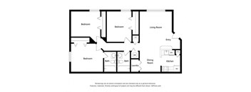 Kinwood_3 Bedroom Floor Plan