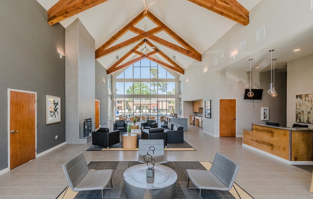 Community Clubroom at Lakecrest Village, Houston Texas