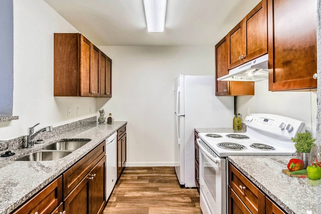 Spacious Kitchen at Lakecrest Village, Houston