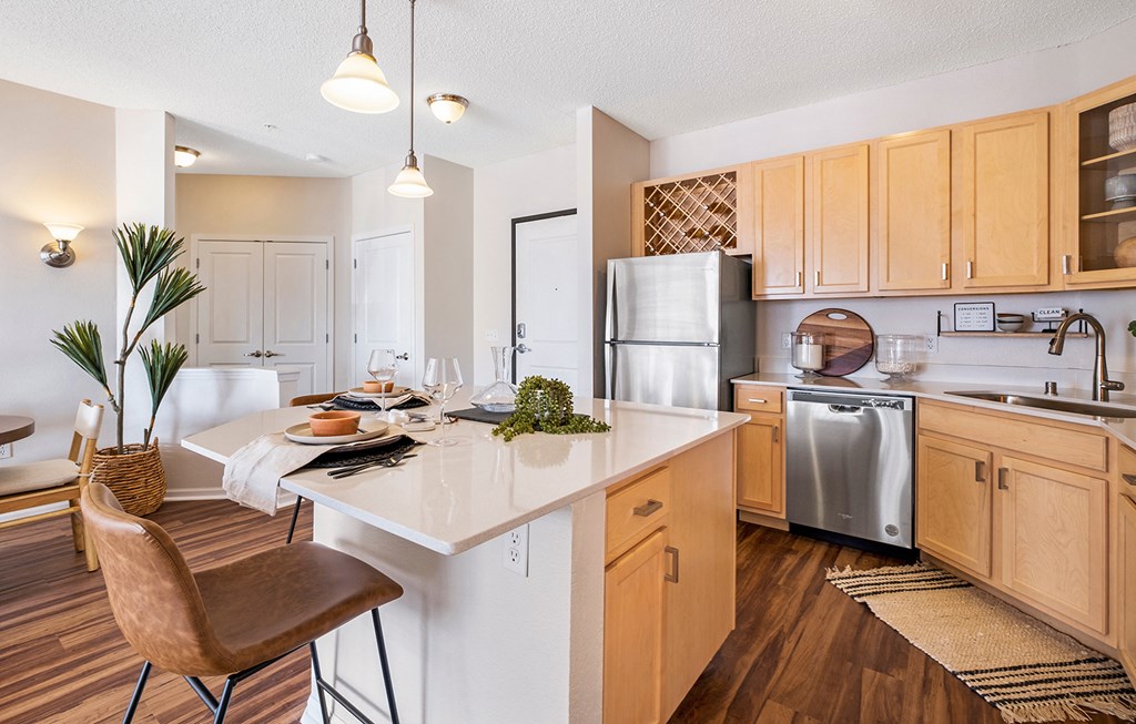 Dominium-Landings at Silver Lake Village-Model Kitchen