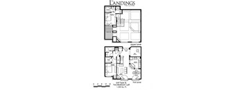 Dominium_Landings at Silver Lake_2 Bedroom Floor Plan