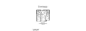 Dominium_Landings at Silver Lake_2 Bedroom Floor Plan