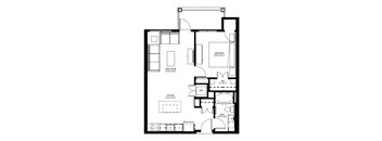 1 Bedroom Floor Plan