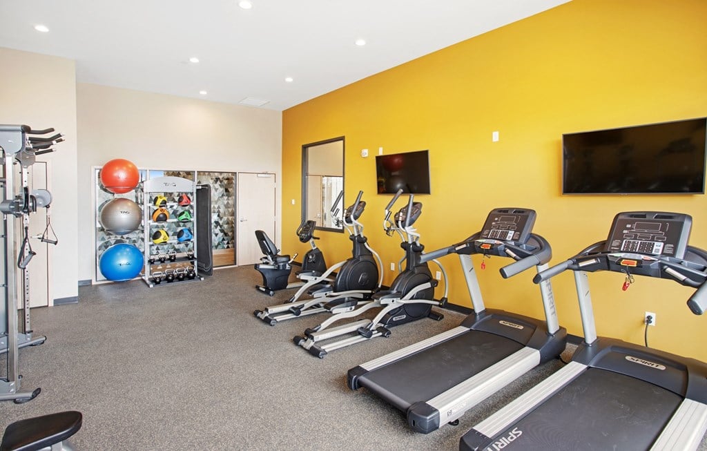 Fitness Center Fitness Center at Landings of Lexington, Lexington, MN 55014