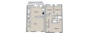 3 Bedroom Floor Plan